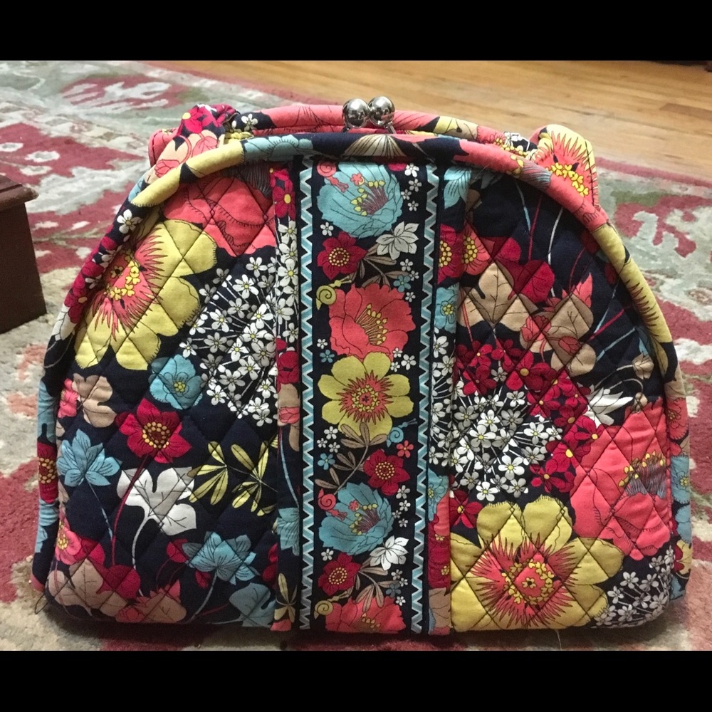 Vera Bradley Eloise Handbag Happy Snails