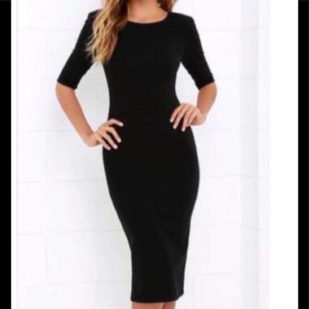 ❌SOLD❌🎉LITTLE BLACK DRESS Midi
