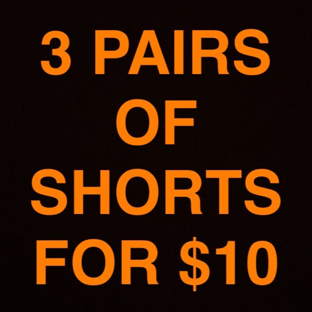 BUNDLE 3 PAIRS FOR $10