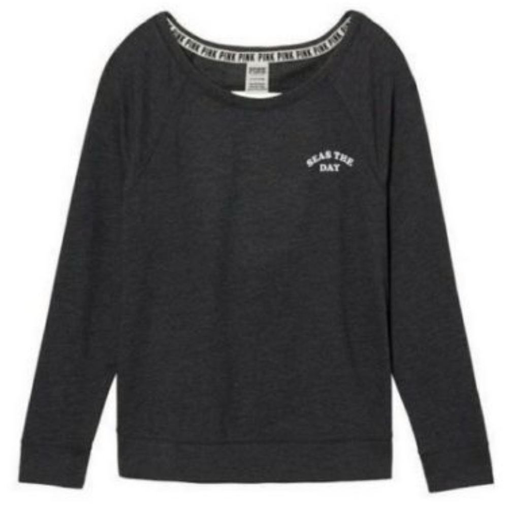 PINK by Victoria's Secret Open Back Sweatshirt NWT