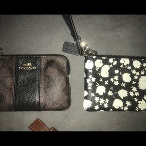 Coach wristlets