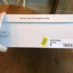 Steve Madden black suede over the knee boots