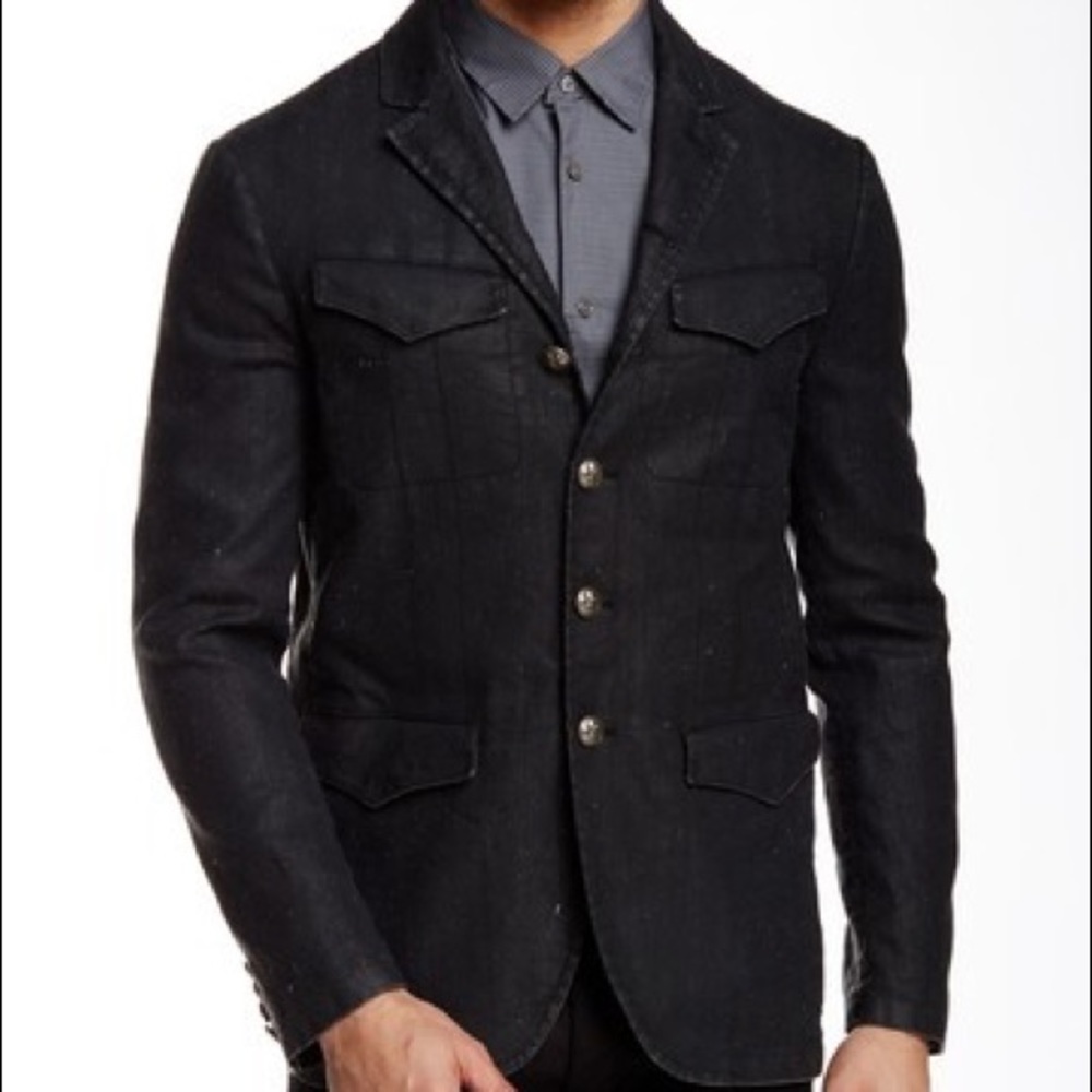 John Varvatos 2 button jacket black