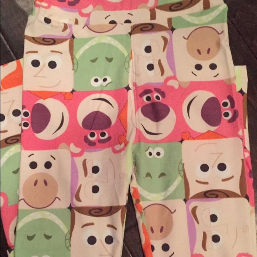 Lularoe L/XL kids leggings Toy Story!