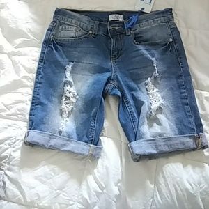 Size 1 rip jeans shorts