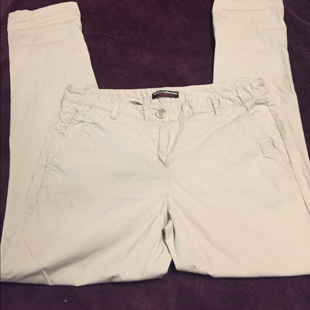 Khaki Skinny Pants
