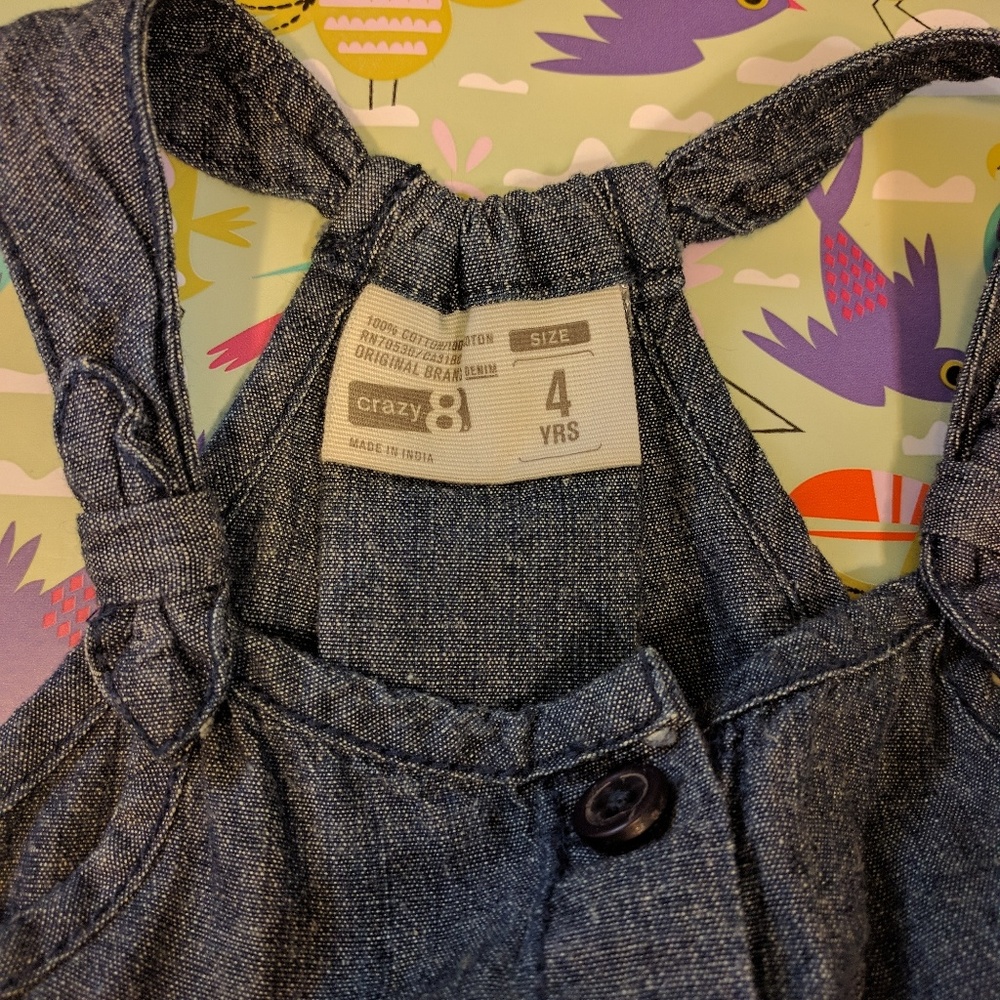 💞💞New Item💞 CRAZY 8 denim romper