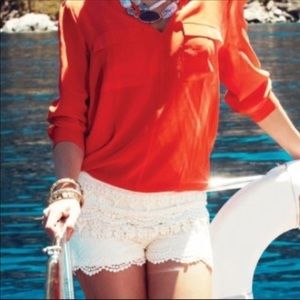 Tart lace shorts NWT