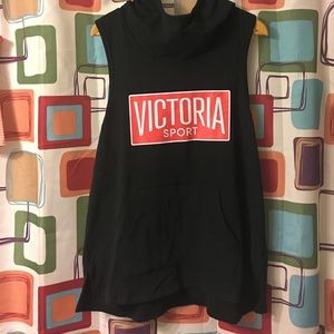 Victoria's Secret SPORT black sleeveless top L