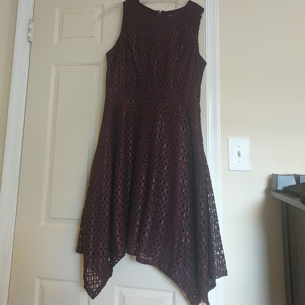 Beautiful Purple/Red Lace Dress