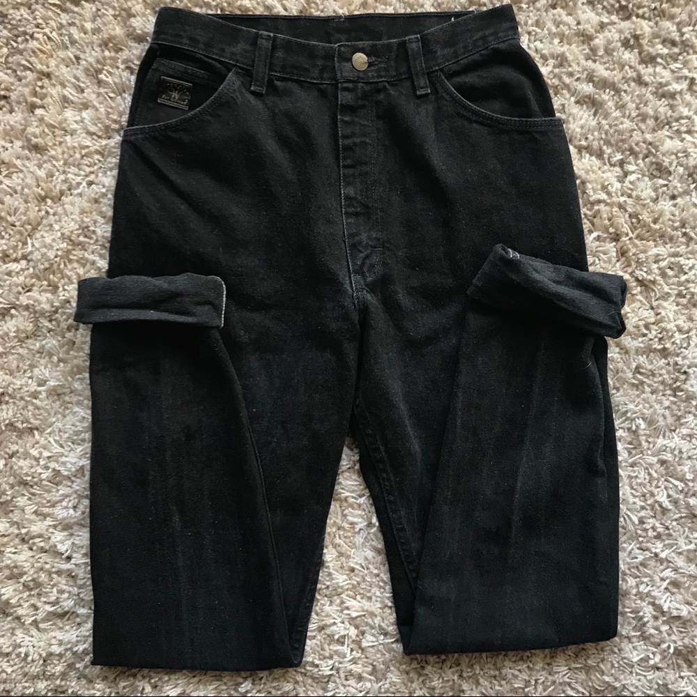 Black high waisted Mom jeans