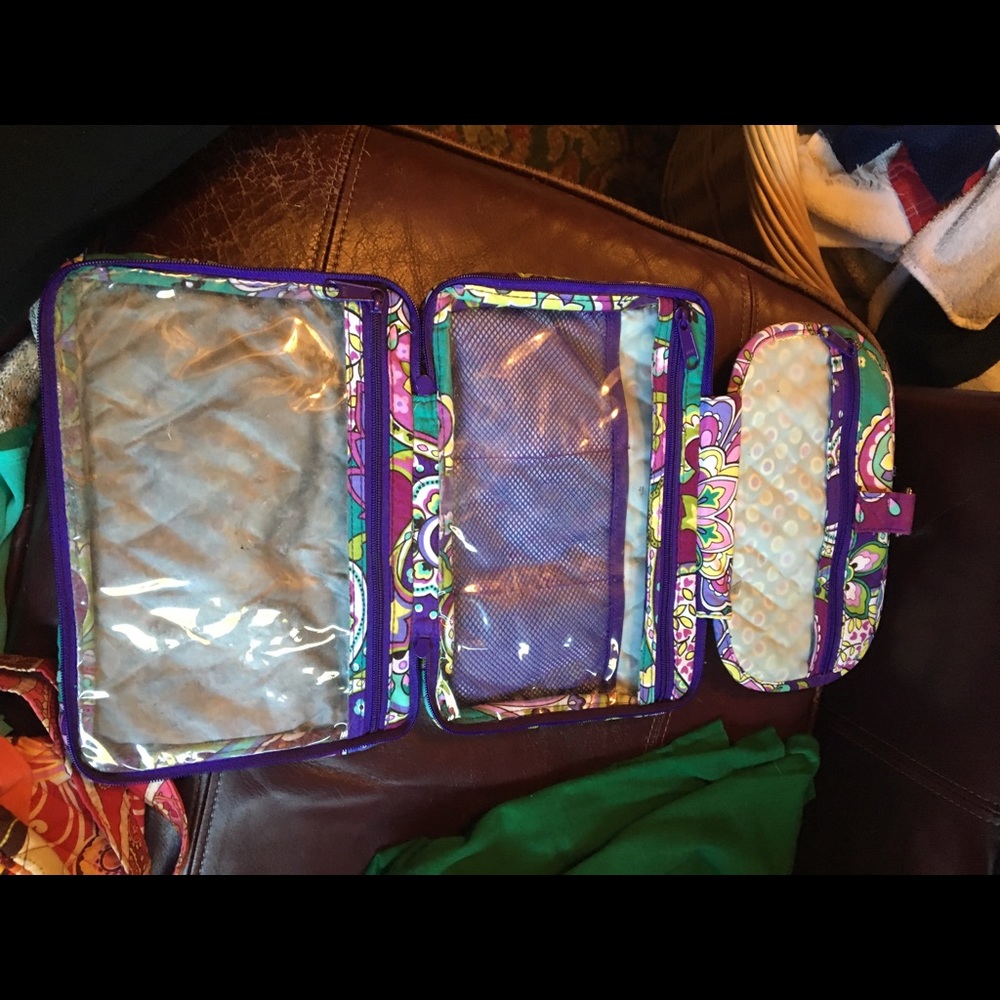 Vera Bradley cosmetic travel bag