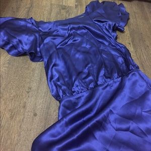 NWT 100% Silk Flutter Sleeve Shift Dress