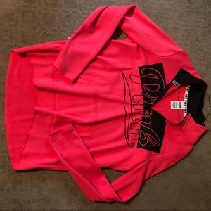 PINK zip fleece
