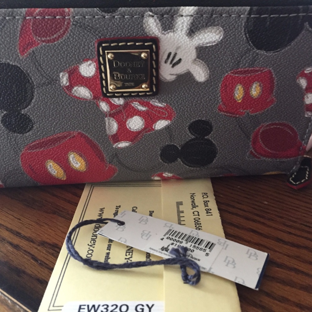Dooney & Bourke Disney Best of Mickey Zip Wallet