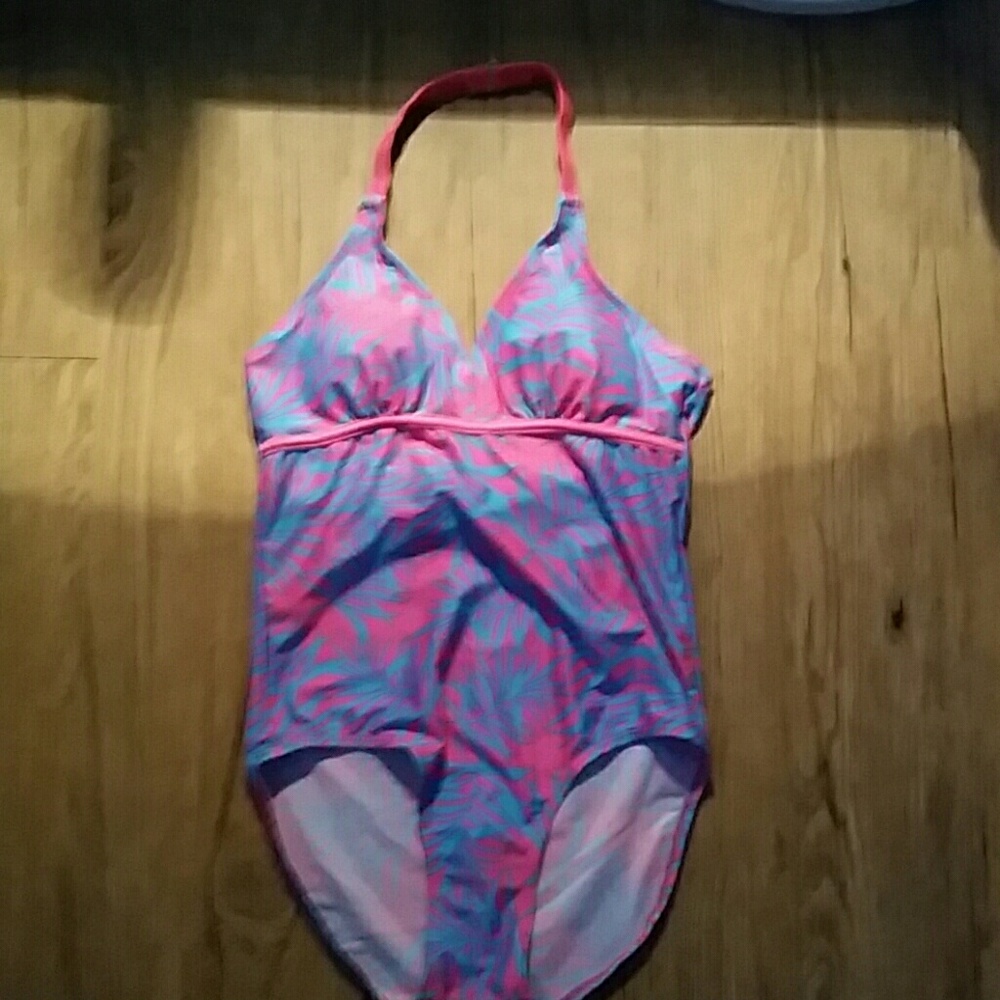 Padded one piece swim suit, uv protected