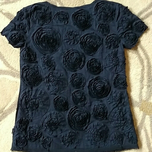 J. Crew Collection Gorgeous Rosette Blouse - Picture 6 of 6