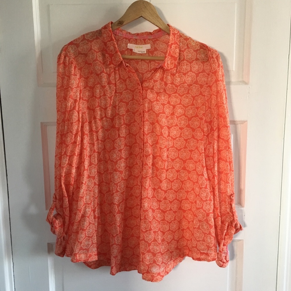Anthropologie Hei Hei button up top