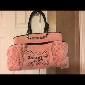 Authentic Juicy Couture baby bag
