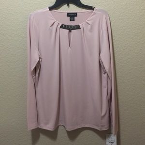 Liz Claiborne Long Sleeve Beaded Blouse XL