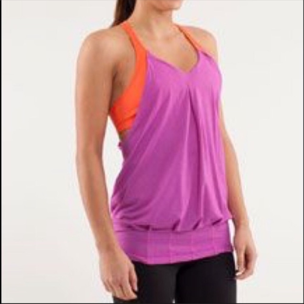 lululemon practice freely tank. size 6 Cute!!