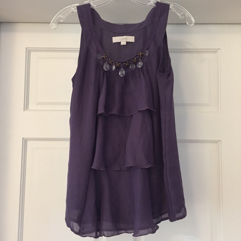 Flattering loft dressy top