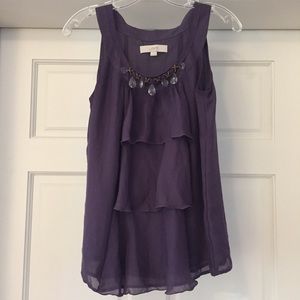 Flattering loft dressy top