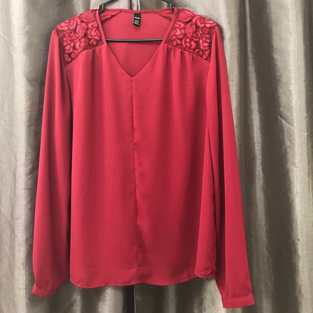 Red Fancy Top