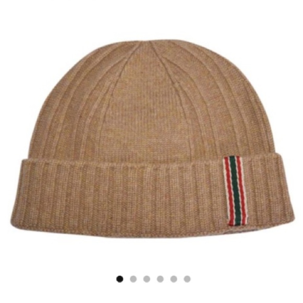 GUCCI cashmere beanie ski hat size L