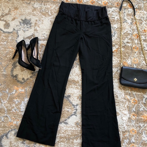 Maternity Wide Leg Trousers - Picture 2 of 3