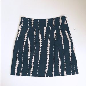 Patterned skirt.
