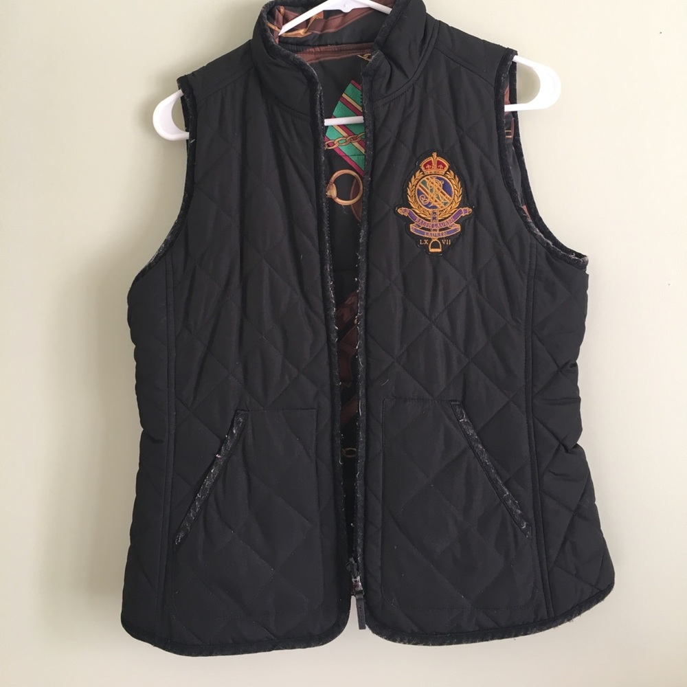 Ralph Lauren Polo Black Vest