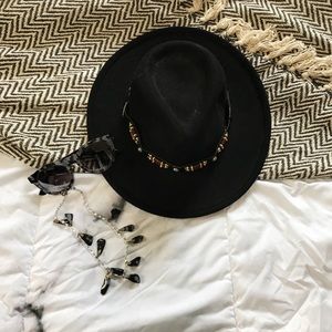 Black Felt Hat