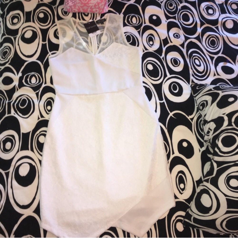 👰🏼 Topshop white dress