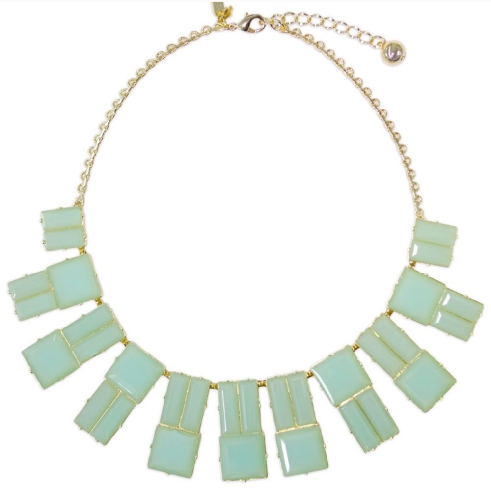 Kate Spade green statement necklace