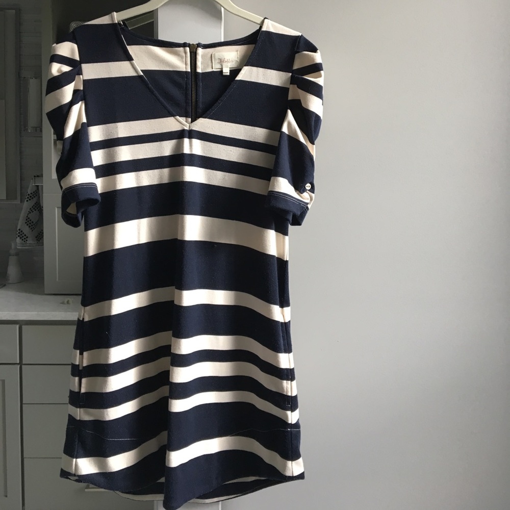 Anthropologie striped mini-dress