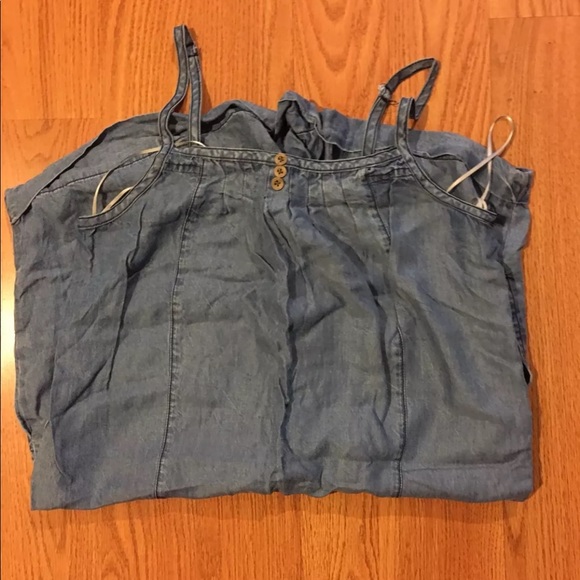 VELVET HEART Chambray romper - Picture 5 of 8