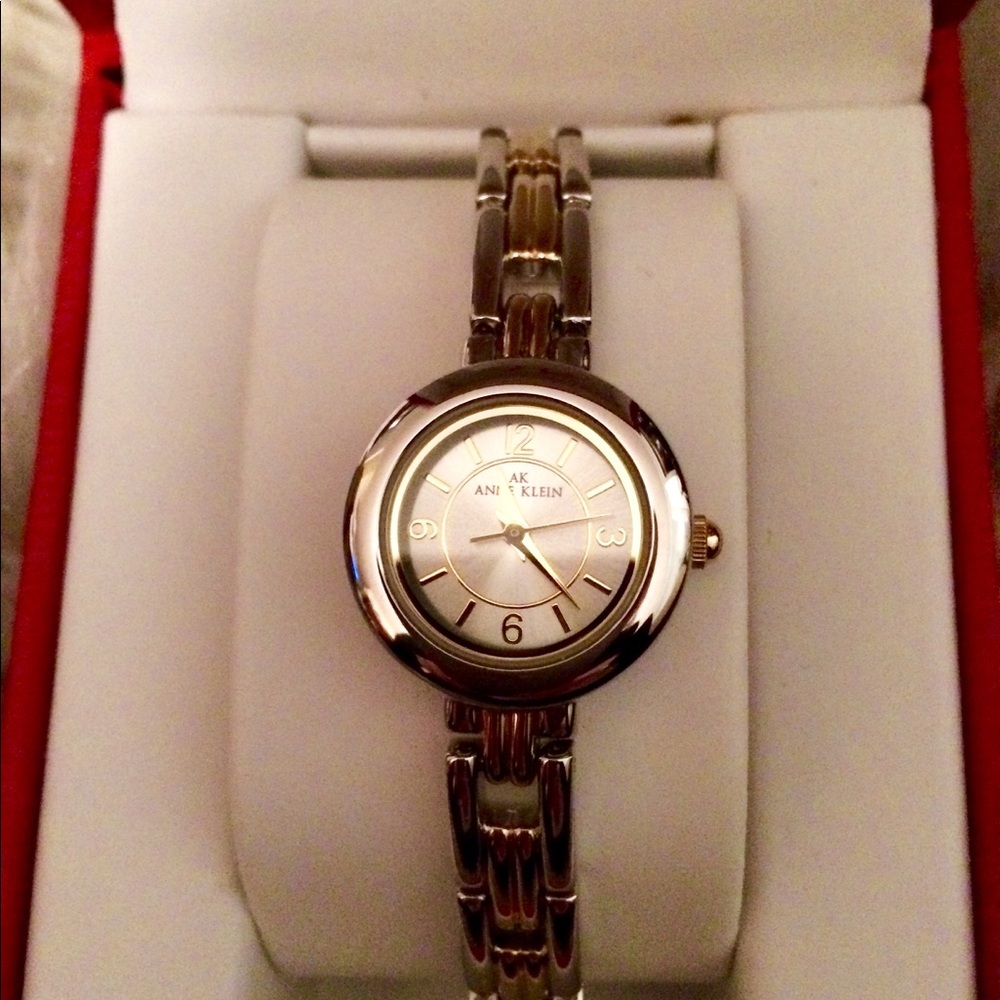 Anne Klein Gold and Silver Watch