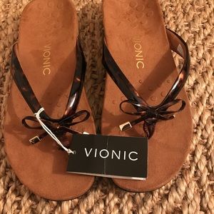 Vionic tortoise shell  flip flop