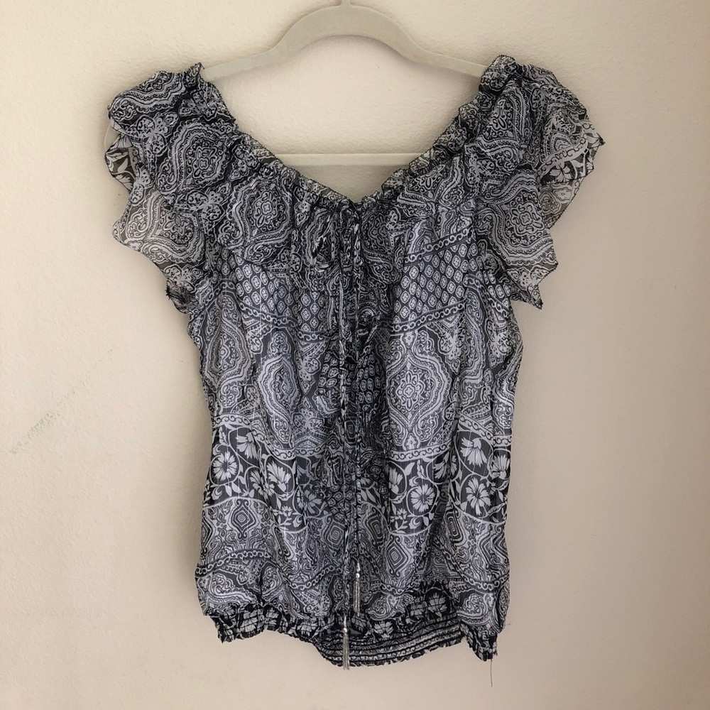 White House black market // silk top