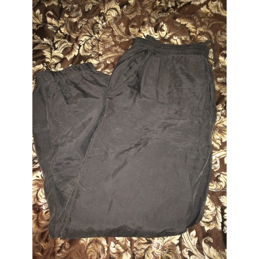 Navy silk pants from Christian Dior large