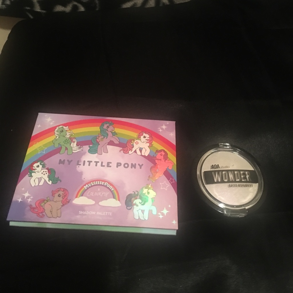 My little pony palette and AOA highlighter