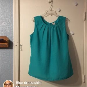 Teal blouse
