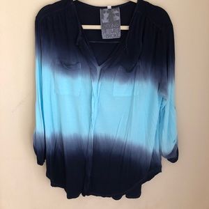 Young fabulous and broke // tie dye tunic knit