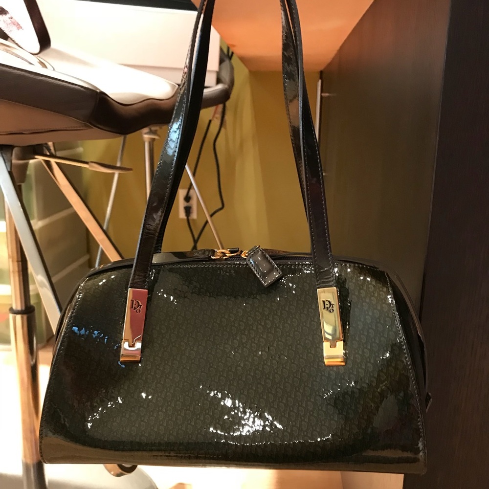 Dior long strap shoulder bag