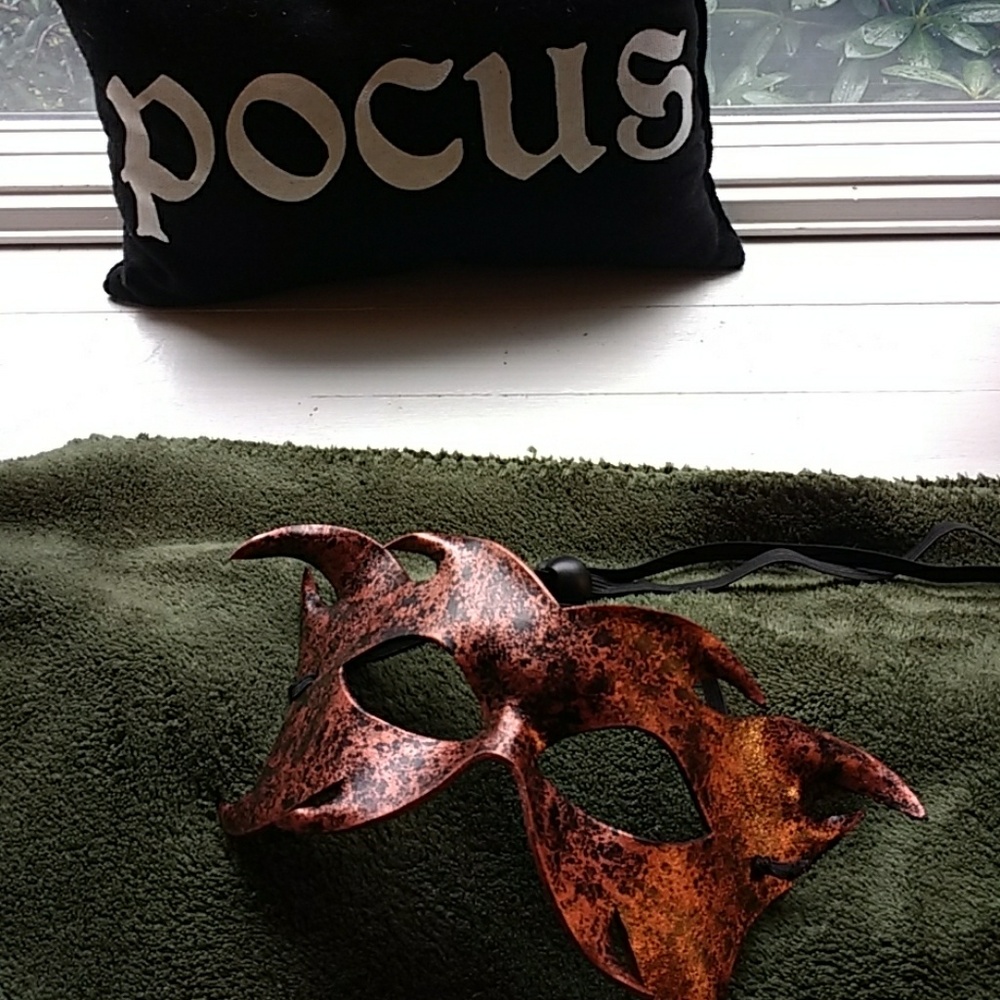 🎃🕷️🕸️👻Handmade adjustable leather mask