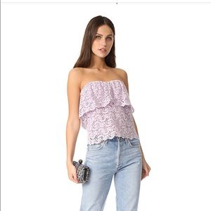NWT Rebecca Taylor lace top!!