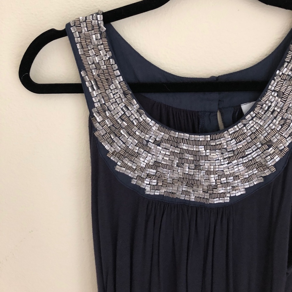 Embellished maternity tunic / drop under belly tie