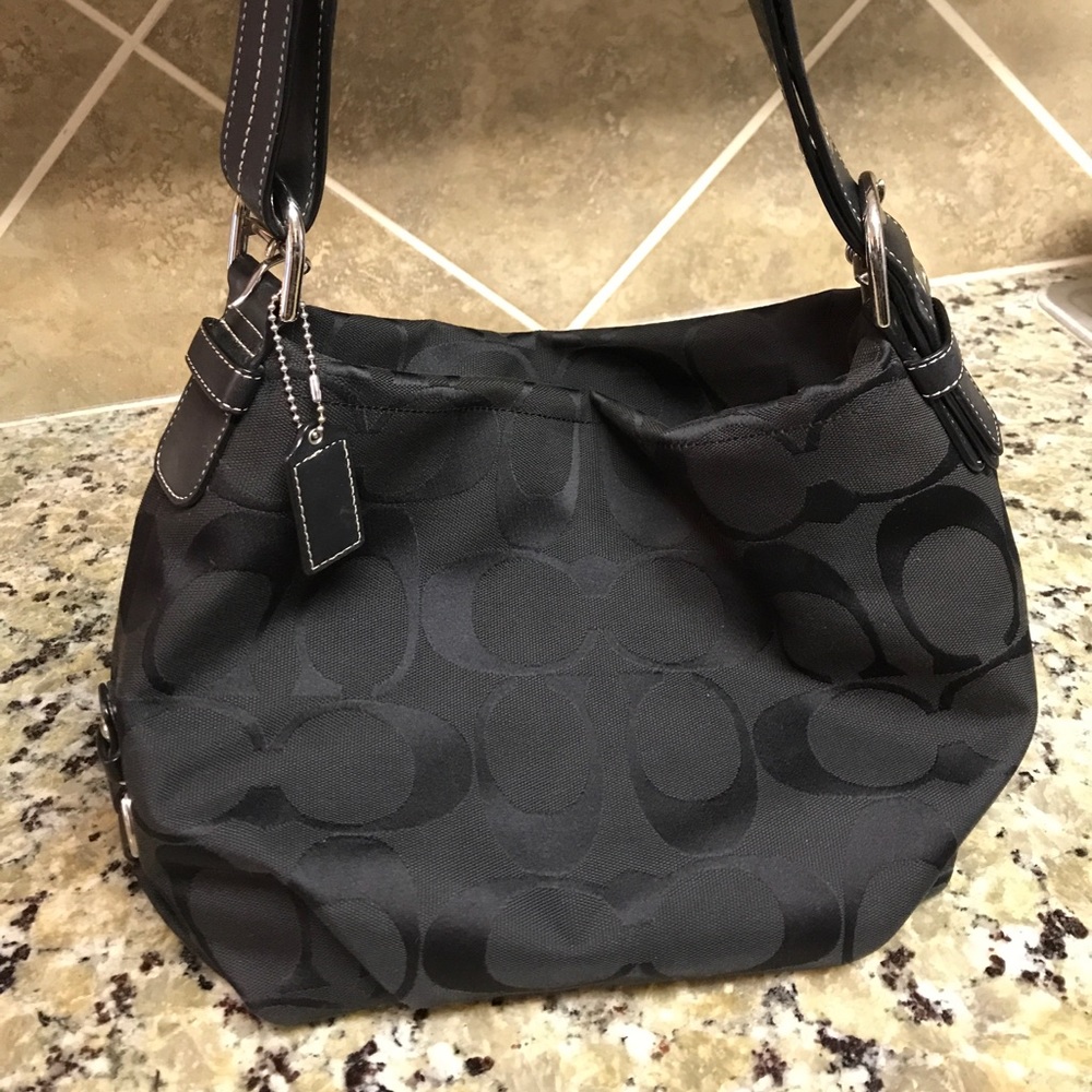 Authentic Black Coach Bag