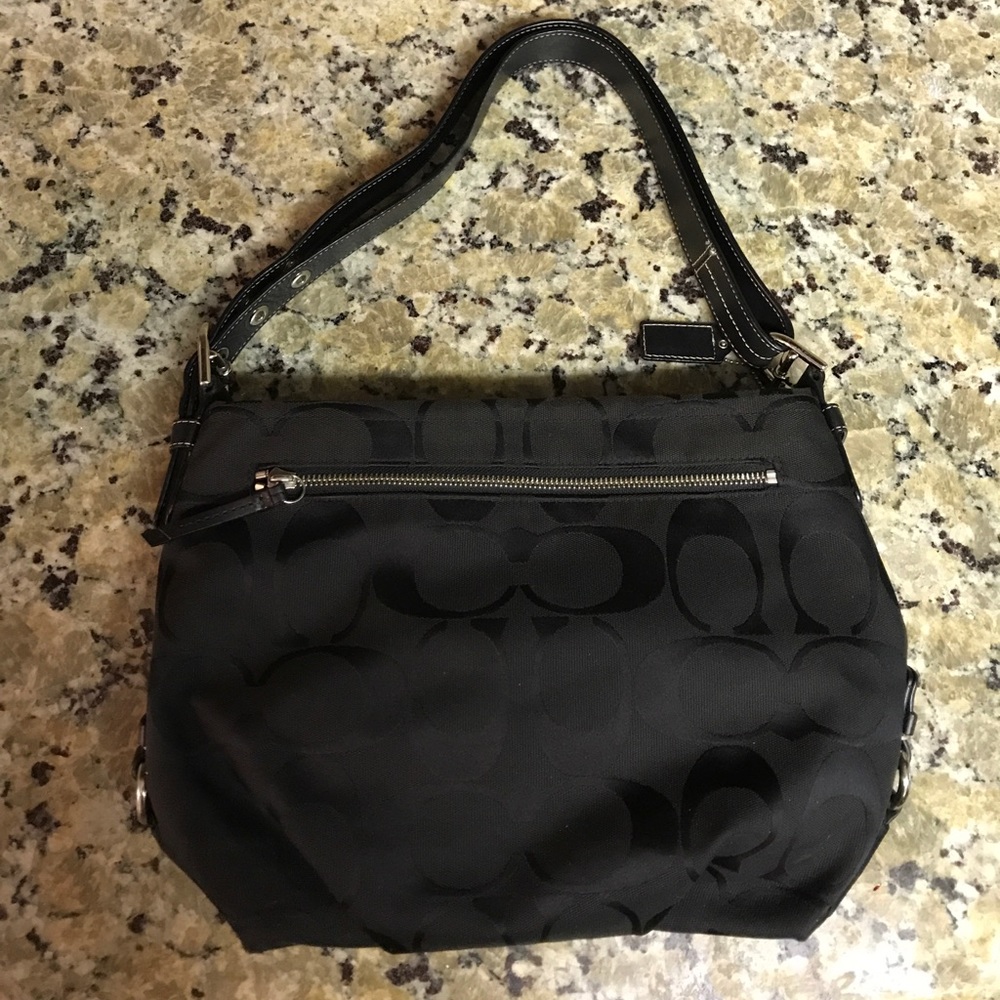 Authentic Black Coach Bag - Picture 3 of 8